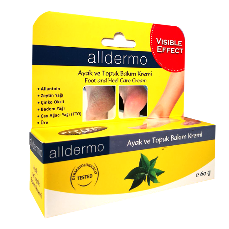 Alldermo Ayak ve Topuk Bakım Kremi 60 gr - 1