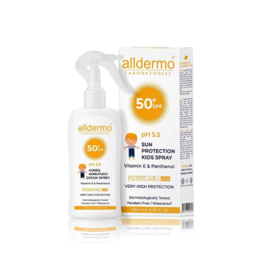 Alldermo Güneş Koruyucu Sprey Çocuk SPF50 200 ml - Alldermo