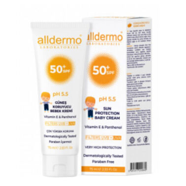 Alldermo pH 5.5 Güneş Koruyucu Krem Spf50+ 75 ml - Alldermo