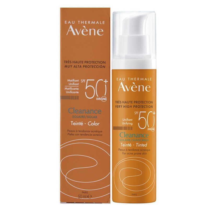Avene Cleanance Spf50+ Yağlı Ciltler için Renkli Güneş Koruyucu 50 ml