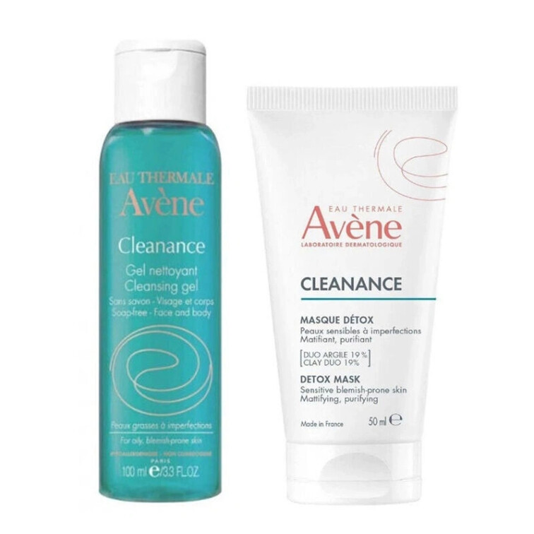 Avene Cleanance Yağlı ve Düzensiz Cilt Bakım Kiti - Eau Thermale Avène