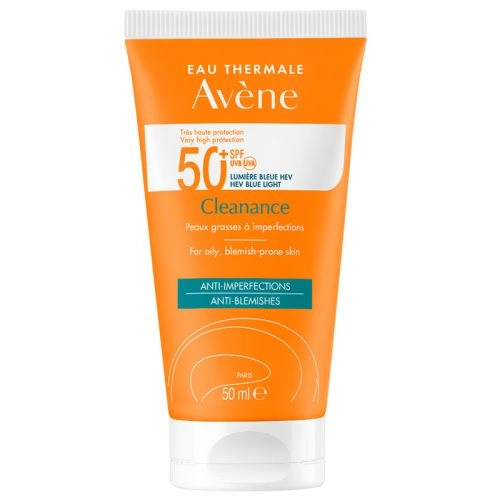 Avene Solaire Cleanance SPF 50+ Yağlı Ciltler için Güneş Koruyucu 50 ml - 1