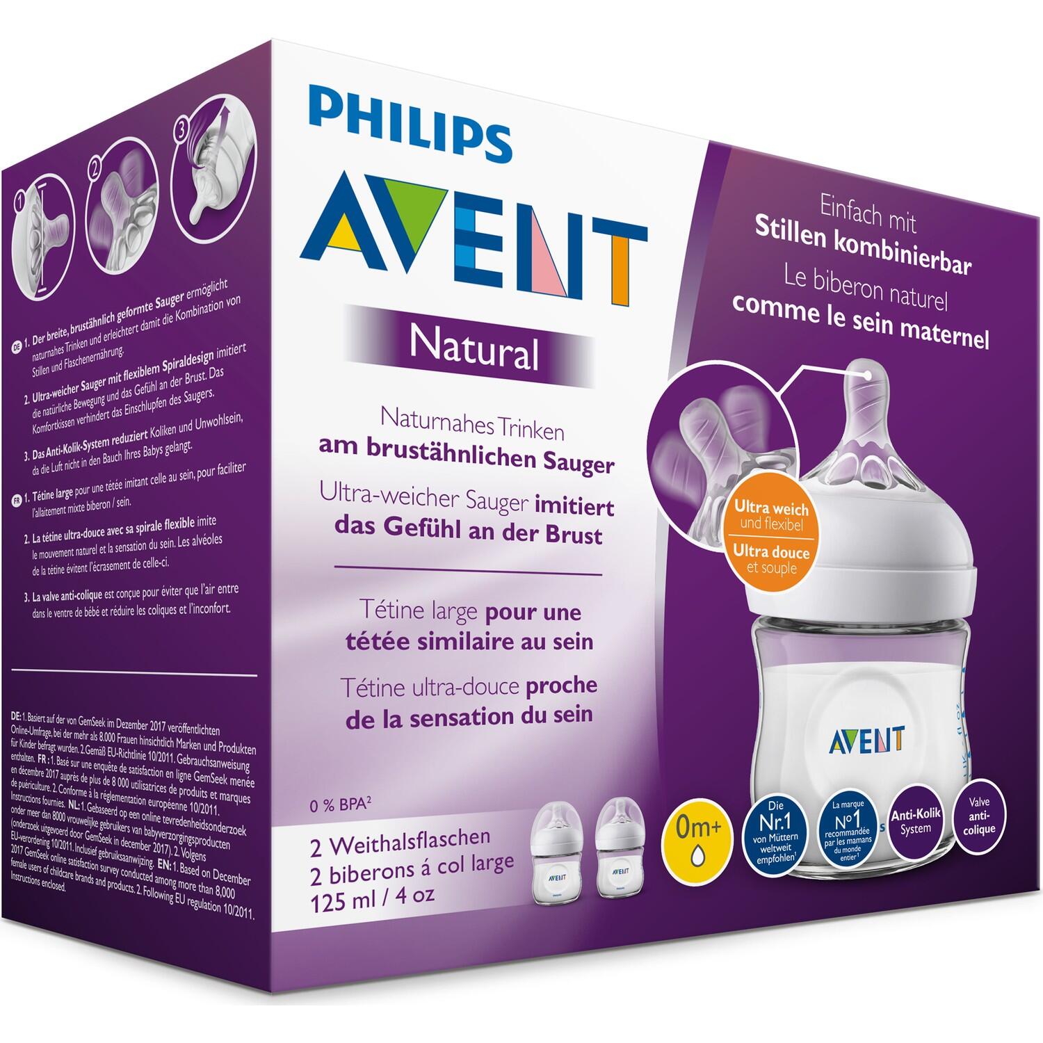 Biberon Natural (125 ml) - Avent - CasaKids