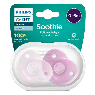 Avent Soothie Emzik 0-6 Ay - Pembe - Philips Avent