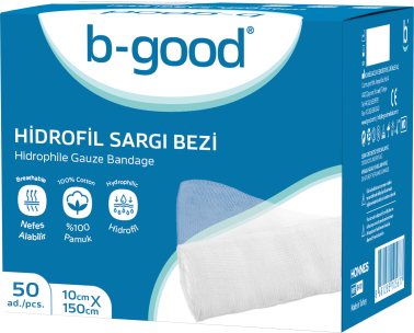 b-good Hidrofil Sargı Bezi 10cm x 150cm 50 Adet - B-good