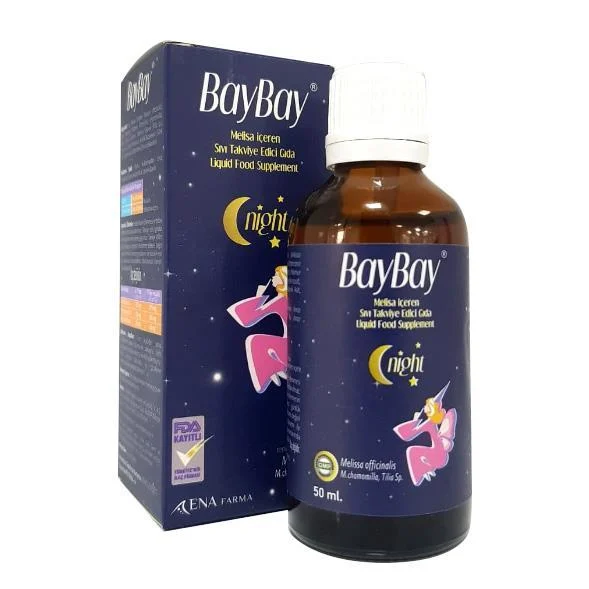 Baybay Night Melisa İçeren Bitkisel Damla 50 ml - 1