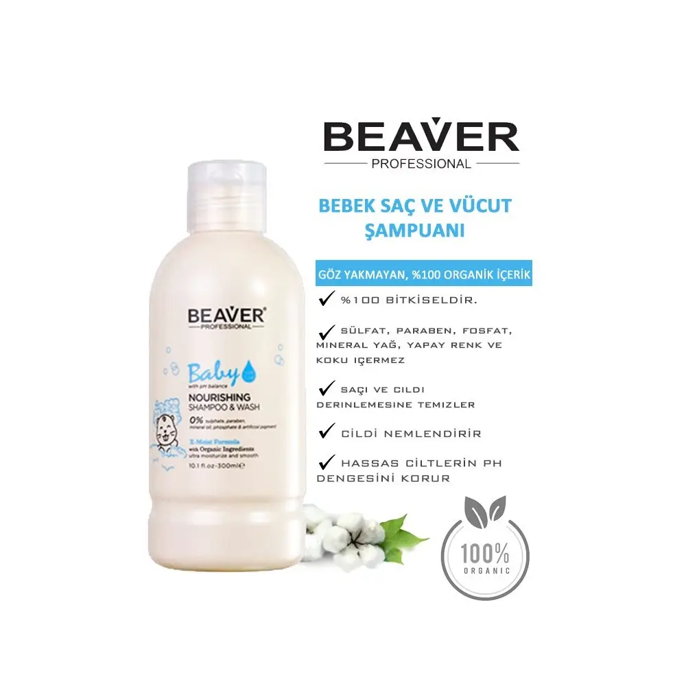 Beaver Baby Nourishing Şampuan 300 ml