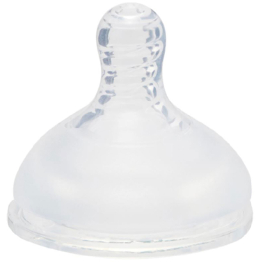 Bebedor Geniş Ağız Silikon Biberon Emziği Yavaş Akış +0 Ay - Bebedor