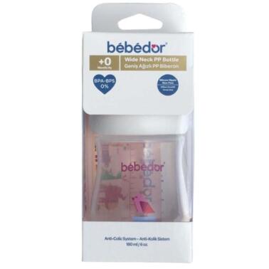 Bebedor Geniş Ağızlı PP Biberon 180ml - Bebedor