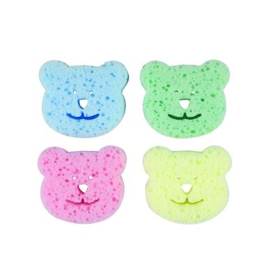 Bebedor Renkli Banyo Süngeri 4'lü - Bebedor