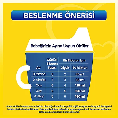 Bebelac 1 Devam Sütü 800 gr 0-6 Ay - 3