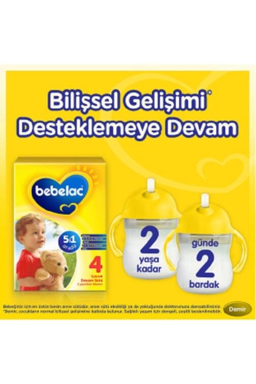 Bebelac 4 Çocuk Devam Sütü 1 Yaş + 800 gr - 6