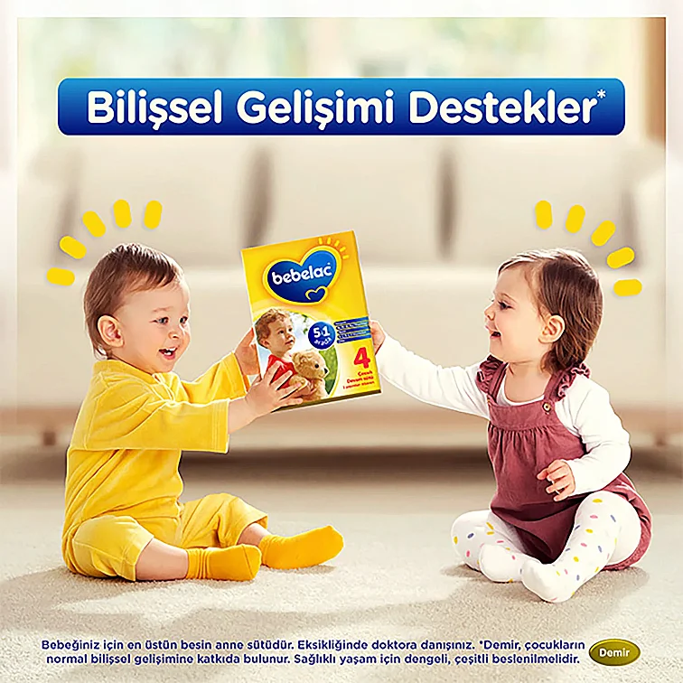 Bebelac 4 Çocuk Devam Sütü 1 Yaş + 800 gr - 3