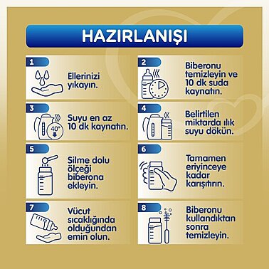 Bebelac Gold 1 Başlangıç Bebek Sütü 800 g - 3