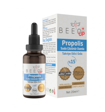 Bee'o Up Propolis Suda Çözünebilir Propolis Damla 20 ml - 1