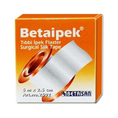 Betaipek Tibbi İpek Flaster 5 m x 2.5 cm - Betasan