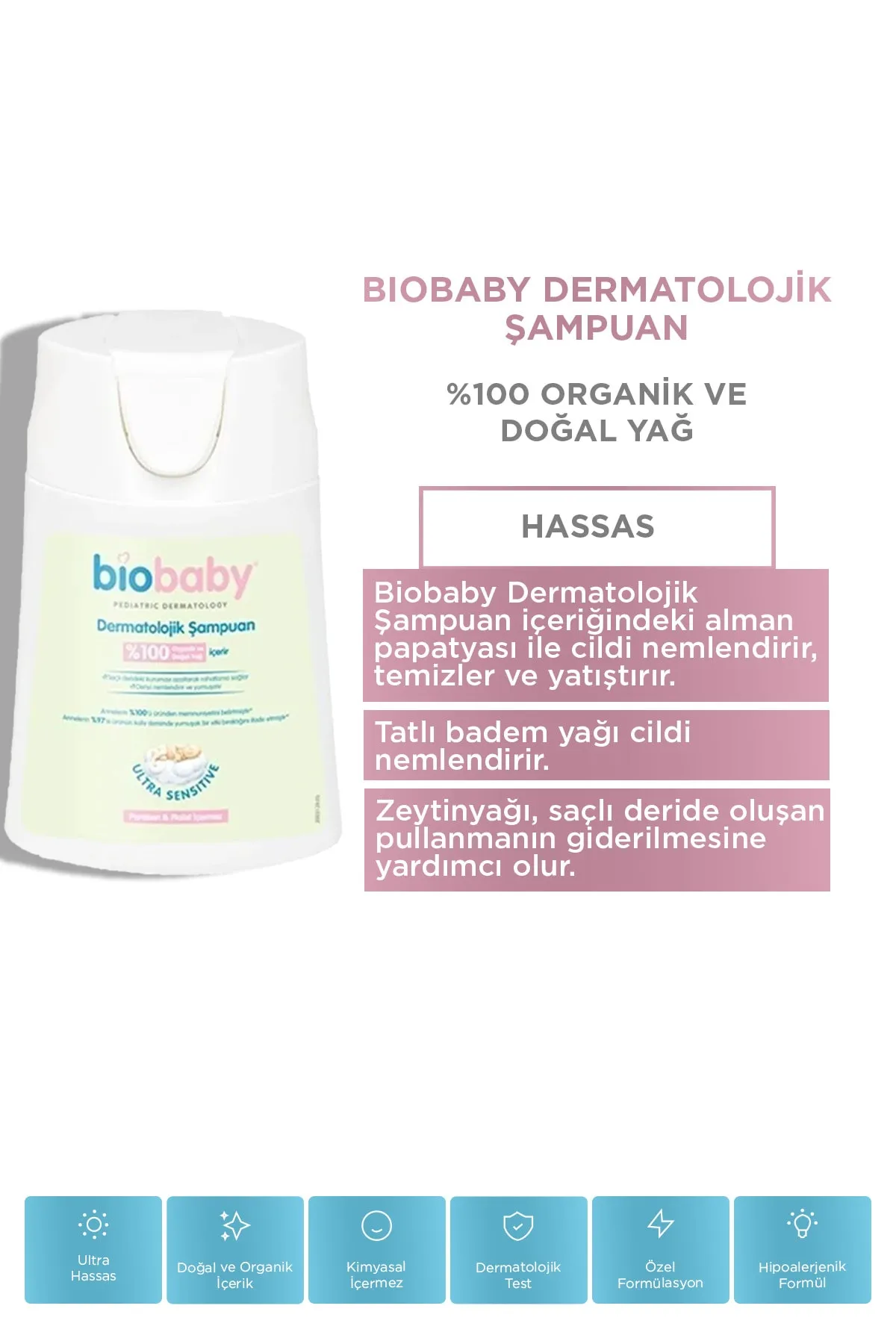 Biobaby Dermatolojik Şampuanı 150 Ml - 2
