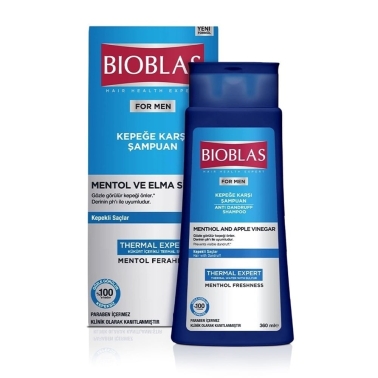 Bioblas For Men Thermal Expert Kepek ve Saç Dökülmesine Karşı Şampuan 360 ml - Bioblas