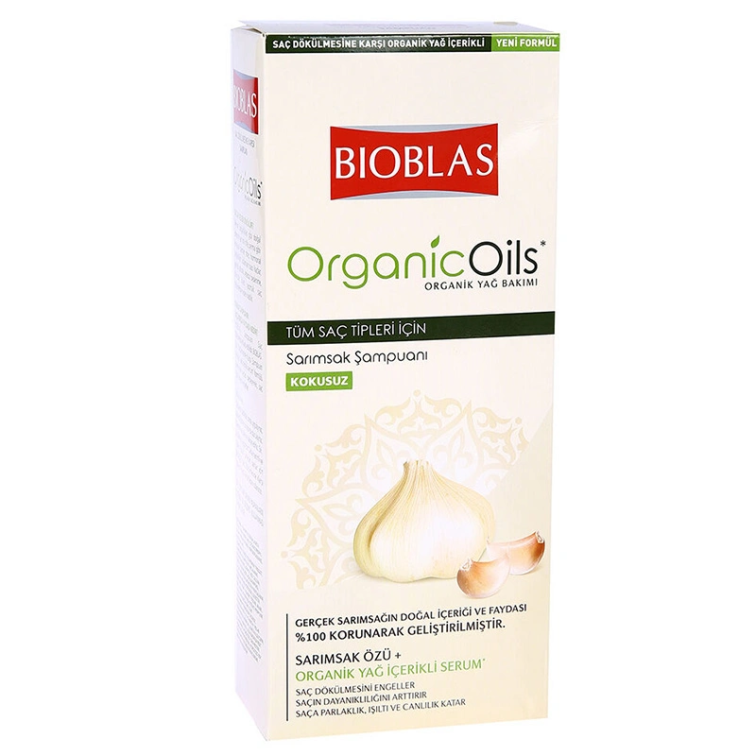 Bioblas Sarımsak Şampuanı Tüm Saç Tipleri İçin (Kokusuz) 360ml - 1