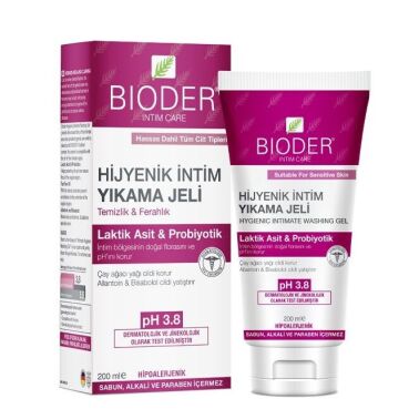 Bioder Intım Care 200 ml Hijyenik Intim Yıkama Jeli - Bioder