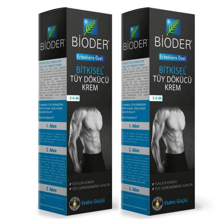 Bioder Tüy Dökücü Krem Erkek 100 ml 2'li - 1