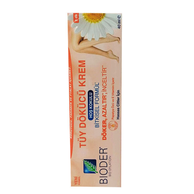 Bioder Tüy Dökücü Krem Hassas Ciltler 40 ml - 1