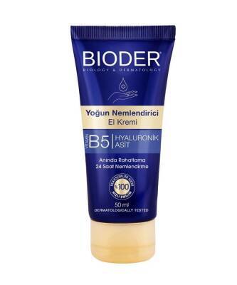 Bioder Yoğun Nemlendiricili El Kremi 50 ml - 1