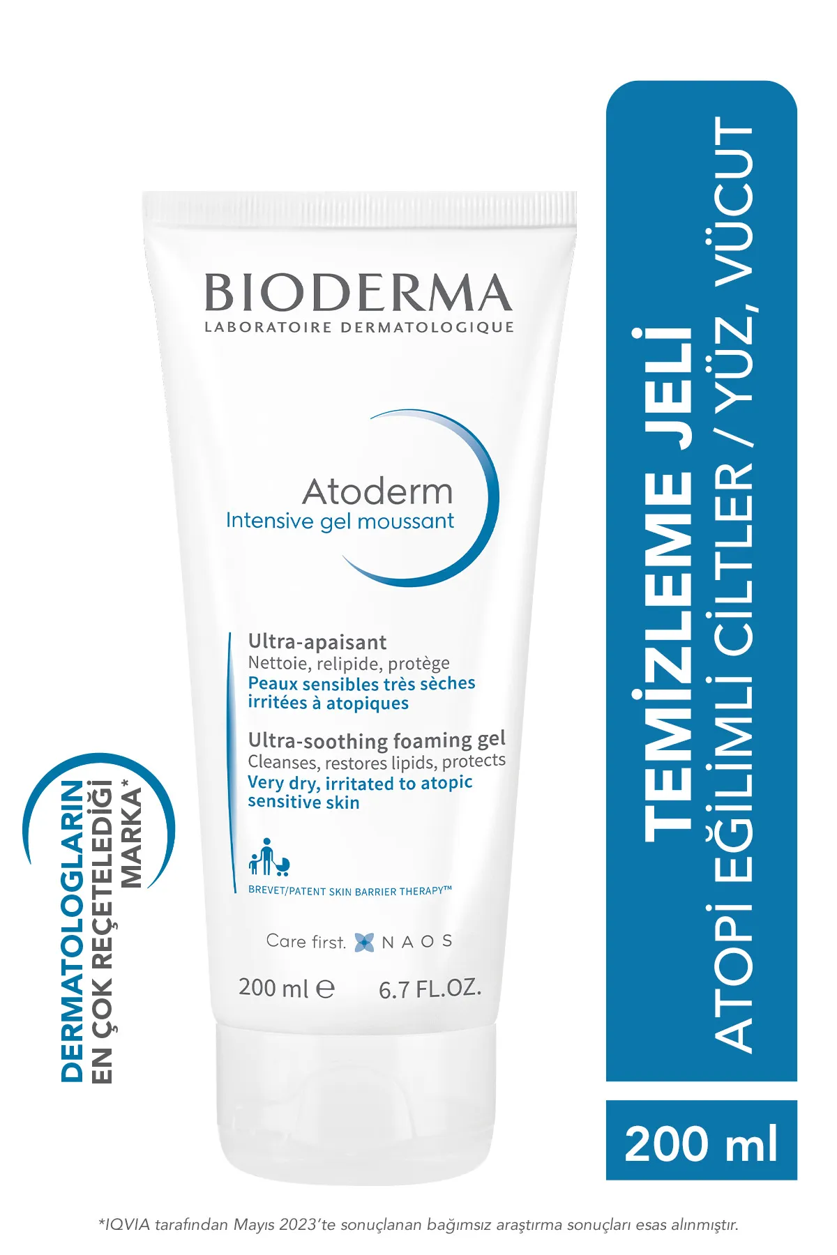 Bioderma Atoderm Foaming Gel 200 ml - Yüz Yıkama Jeli - 1
