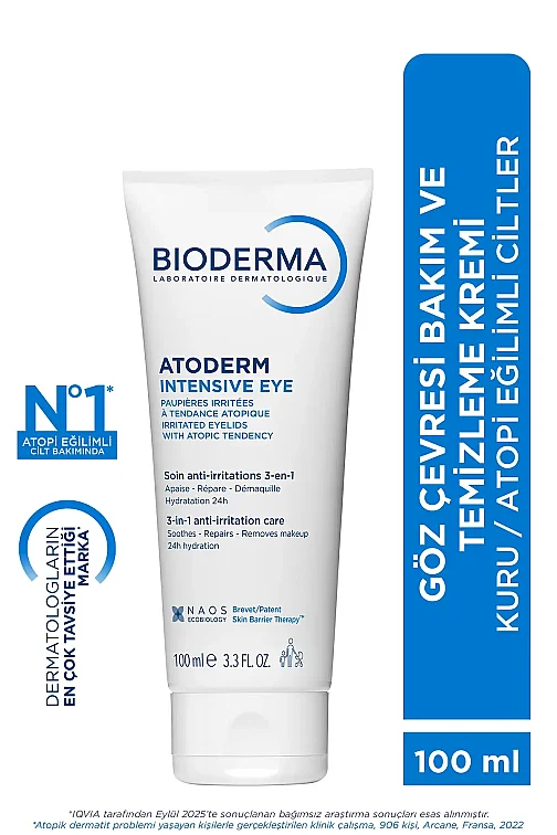 Bioderma Atoderm Intensive Göz Çevresi Kremi 100 ml - 1