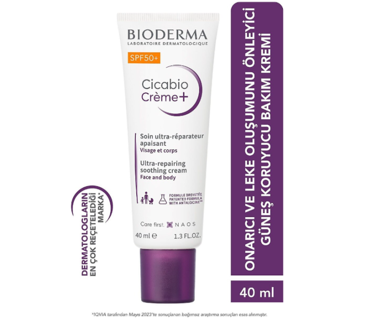 Bioderma Cicabio Creme SPF50+ 40 ml - 1