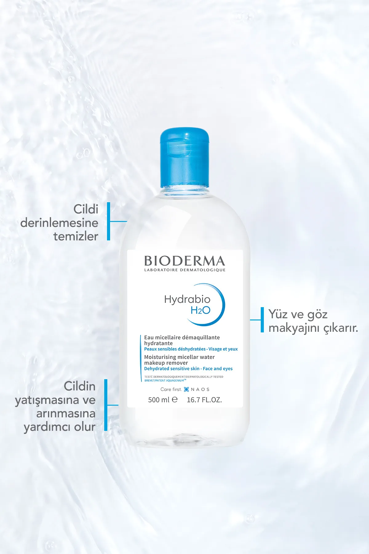 Bioderma Hydrabio H2O 500 ml - 1 Alana 1 Hediye PUANSIZ - 3