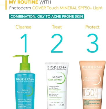 Bioderma Photoderm Cover Touch Mineral SPF 50 40 gr - Light - 7