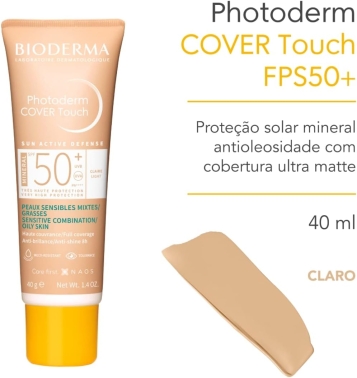 Bioderma Photoderm Cover Touch Mineral SPF 50 40 gr - Light - 2