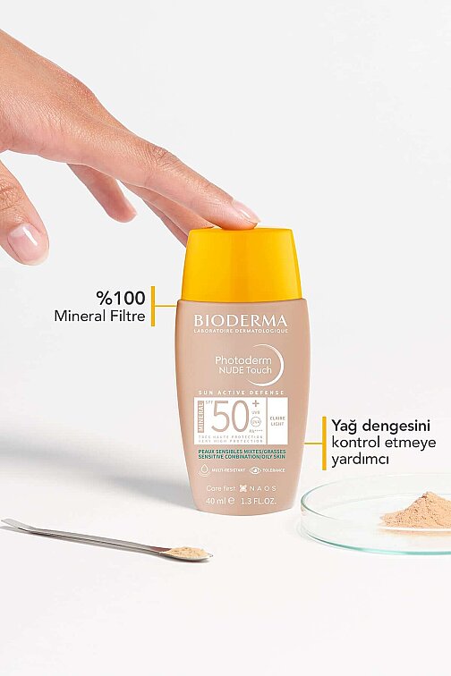 Bioderma Photoderm Nude Touch SPF50+ Light 40 ml - 2