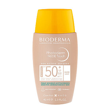 Bioderma Photoderm Nude Touch SPF50+ Light 40 ml - Bioderma