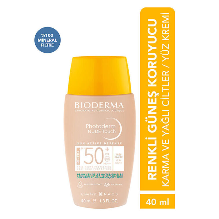 Bioderma Photoderm Nude Touch SPF50+ Very Light 40 ml - 1