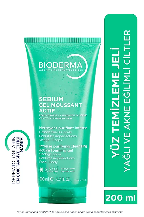 Bioderma Sebium Foaming Gel Active 200 ml - 1