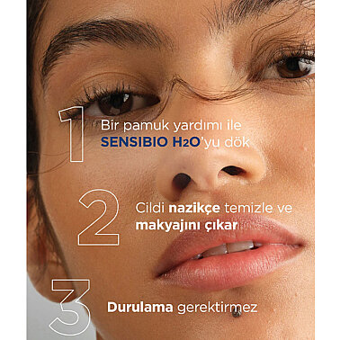 Bioderma Sensibio H2O Yüz ve Makyaj Temizleme Suyu 100 ml - 4