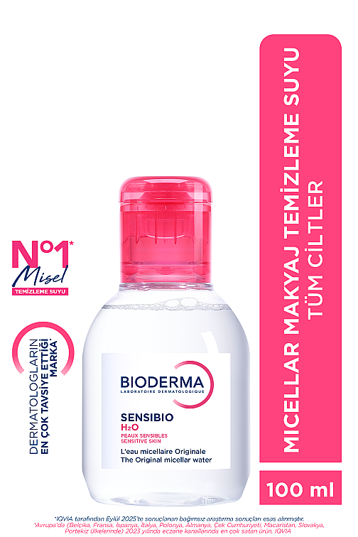 Bioderma Sensibio H2O Yüz ve Makyaj Temizleme Suyu 100 ml - 2