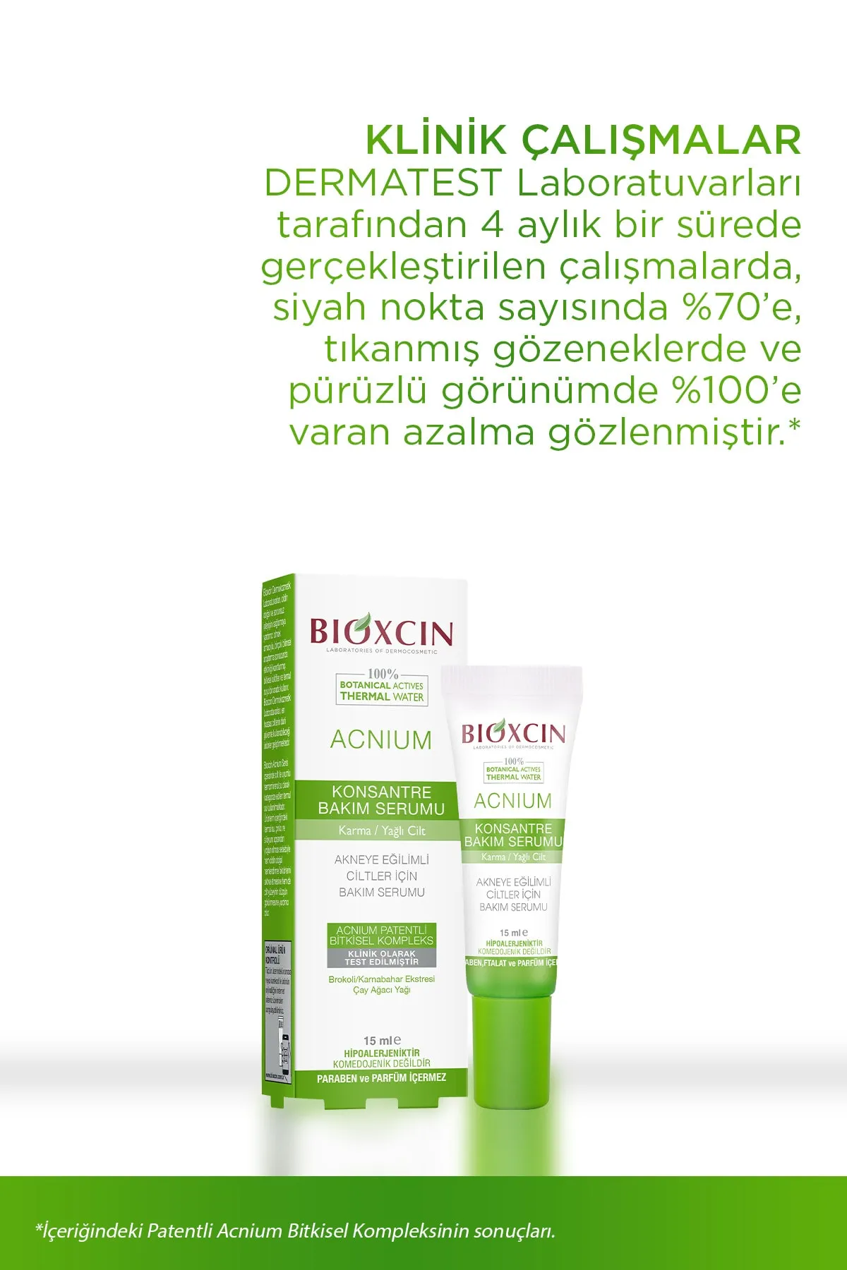 Bioxcin Acnium Konsantre Bakım Serumu 15 ml - 4