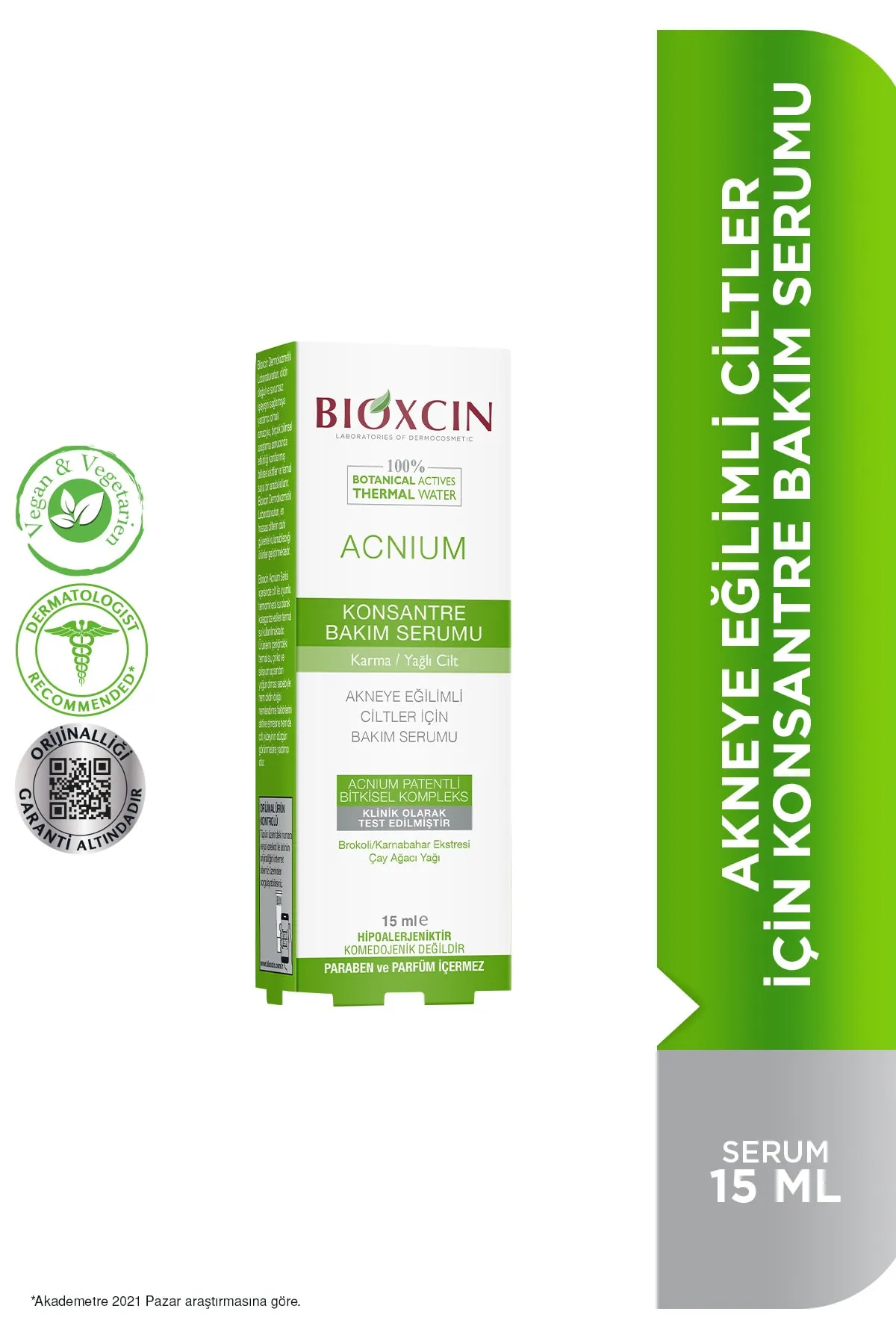 Bioxcin Acnium Konsantre Bakım Serumu 15 ml - 1