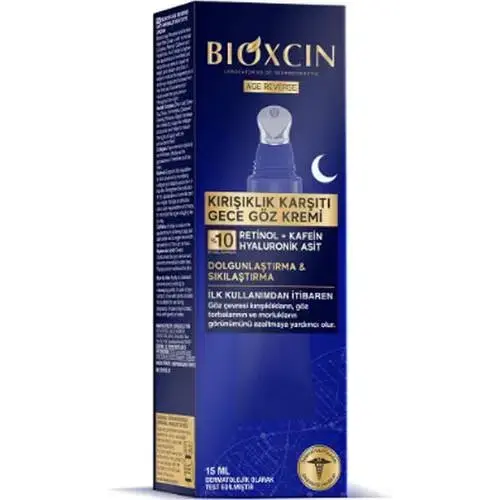 Bioxcin Age Reverse Kırışıklık Karşıtı Gece Göz Çevresi Kremi 15 ml - 1