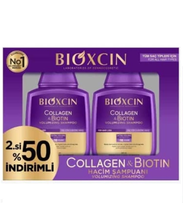 Bioxcin Collagen & Biotin Şampuan 300 ml - İkincisi %50 İndirimli - 1