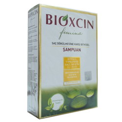 Bioxcin Femina Saç Dökülmesine Karşı Bitkisel Şampuan (Boyalı ve Yıpranmış Saçlar) 300ml