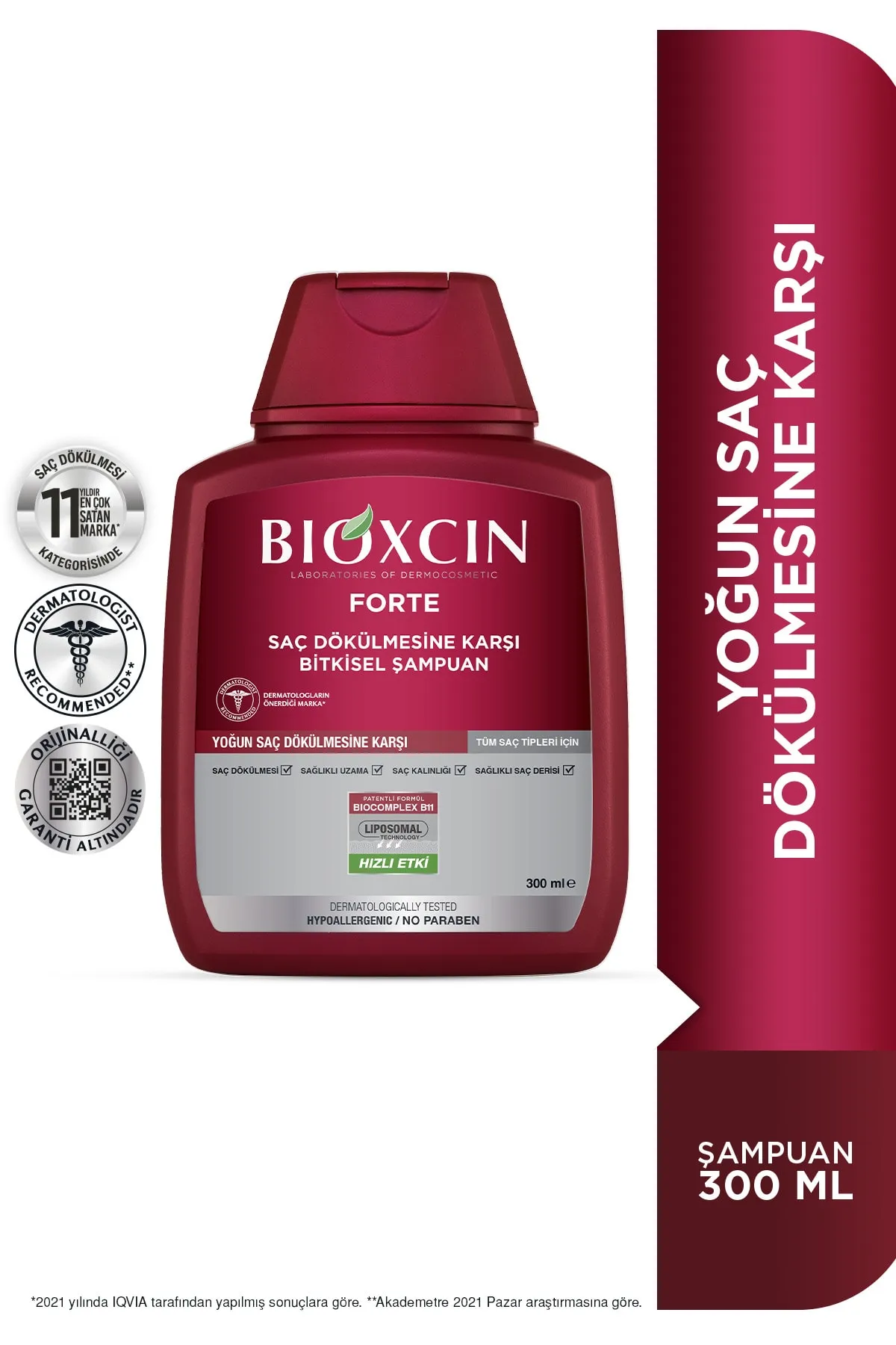 Bioxcin Şampuan Forte Tüm Saçlar 300 ml - 2