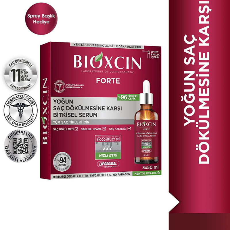 Bioxcin Forte Saç Serumu 50 ml x 3