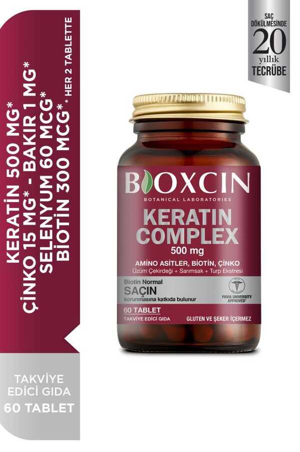 Bioxcin Forte Keratin Complex 60 Tablet Takviye Edici Gıda
