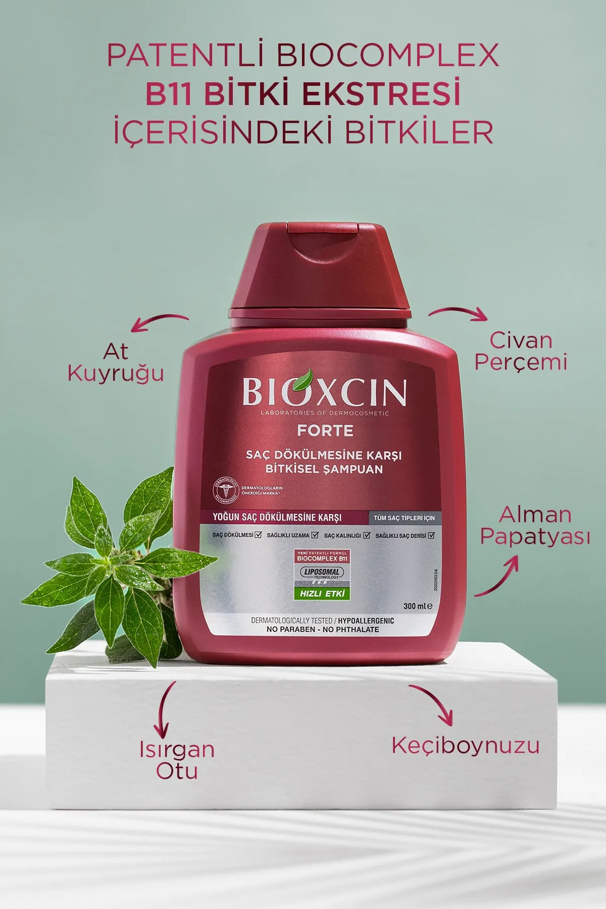 Bioxcin Forte Saç Dökülmesine Karşı Bakım Şampuanı 300 ml - 3 AL 2 ÖDE - 7