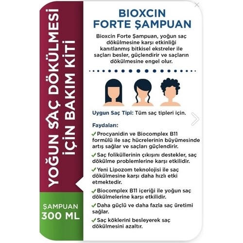 Bioxcin Forte Yoğun Saç Dökülmesi İçin Bakım Kiti - 2
