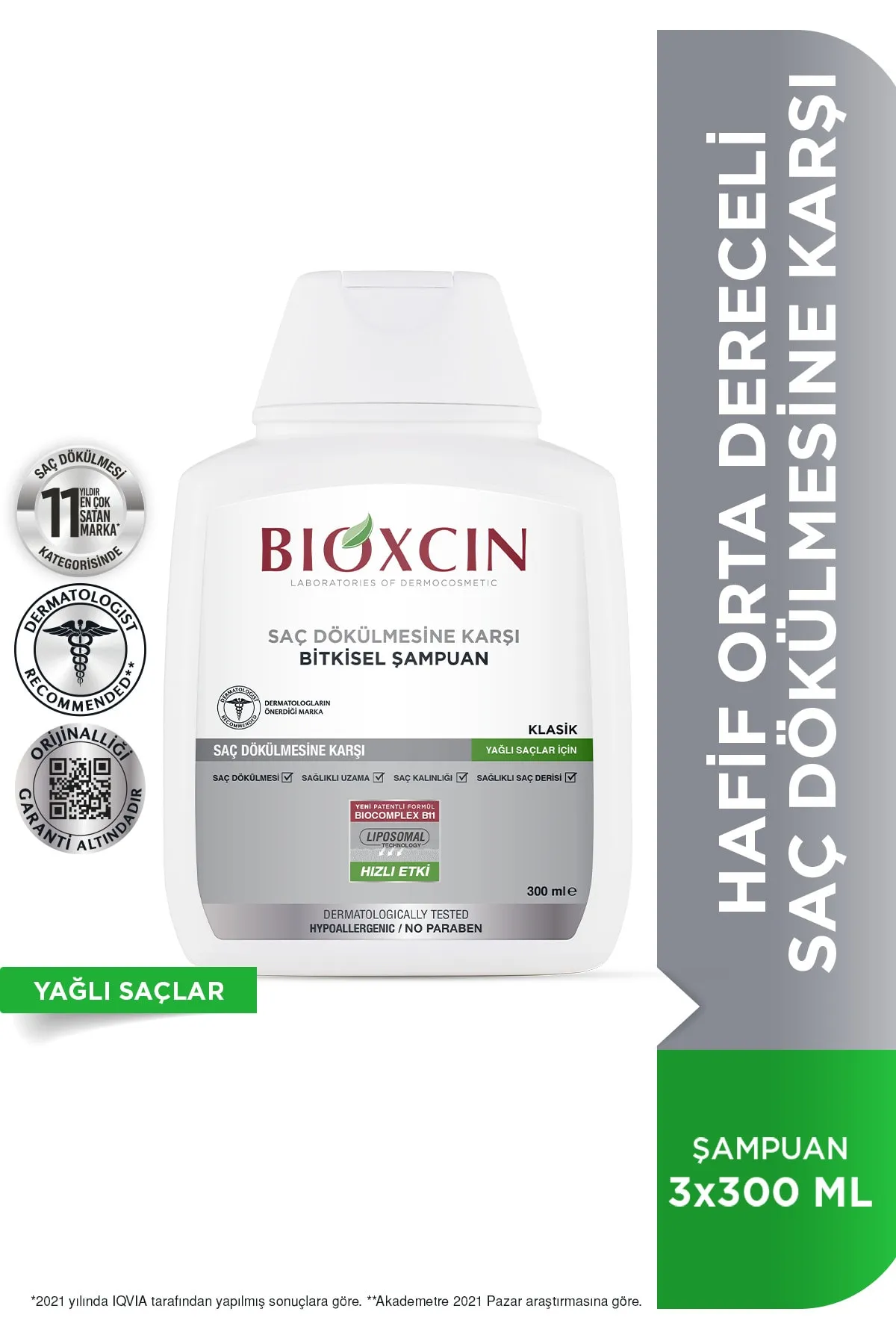 BIOXCIN Genesis Şampuan 300 ml - Yağlı Saçlar